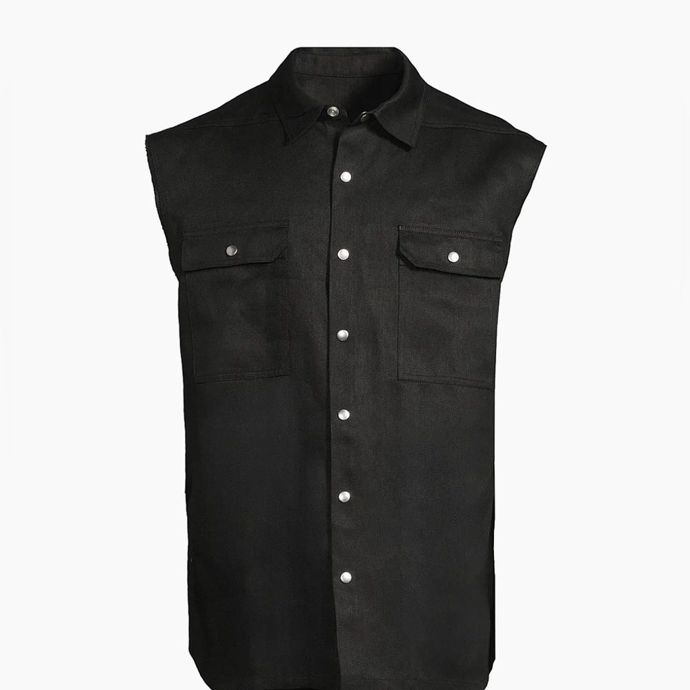 Rick Owens Oversized Linen Vest